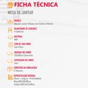 Ver imagem 5 de Sala de Jantar Mesa Olímpia 120cm Mdf Vidro Canto Reto com 4 Cadeiras Athenas Moderna