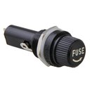 Ver imagem 1 de Porta Fusível de Vidro 5x20mm Preto