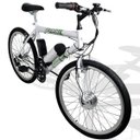 Ver imagem 2 de Bicicleta Elétrica Teccity 10a/h Motor Dianteiro 350w - Cor: Branco