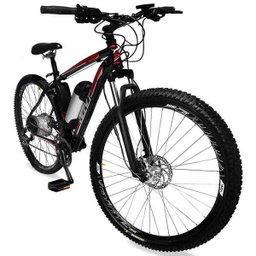 Bicicleta Elétrica Tecultra 10a/h Aro29 Motor Traseiro 350w:Preto/21 - 1