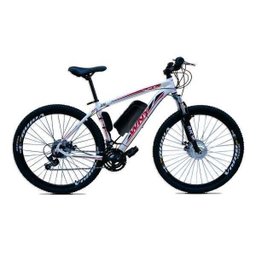 Bicicleta Elétrica Tecultra 19a/h Aro29 Motor Dianteiro 350w:Branco/21 - 1