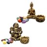 Combos Estátua de Buda + Ganesha + 2 Castiçais + 2 Kit 7 Pedras Dos Chakras - 1