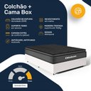 Ver imagem 5 de Cama Box com Colchão Ortobom de Espuma Pillow Top Confort Black Casal 138cm
