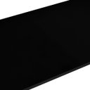 Ver imagem 4 de Mesa Apoio Preta Escritório Industrial Base Tampo Preto 90cm