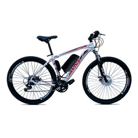 Bicicleta Elétrica Tecultra 15a/h Aro29 Motor Dianteiro 350w:branco/21