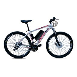 Bicicleta Elétrica Tecultra 15a/h Aro29 Motor Dianteiro 350w:Branco/21 - 1