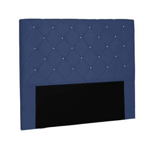Cabeceira Tania Cama Box Casal 140cm Suede - SSX Multicoisas - Azul Marinho