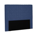 Ver imagem 1 de Cabeceira Tania Cama Box Casal 140cm Suede - SSX Multicoisas - Azul Marinho