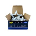 Ver imagem 2 de Cascata Estrela Pisca 138 Leds 8 Funções 2,5m Branco Frio 127v Uso Interno 14735-pl