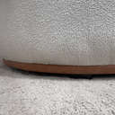Ver imagem 5 de Poltrona Decorativa Orgânica Espanha Sala e Recepção Bouclê:cinza Claro
