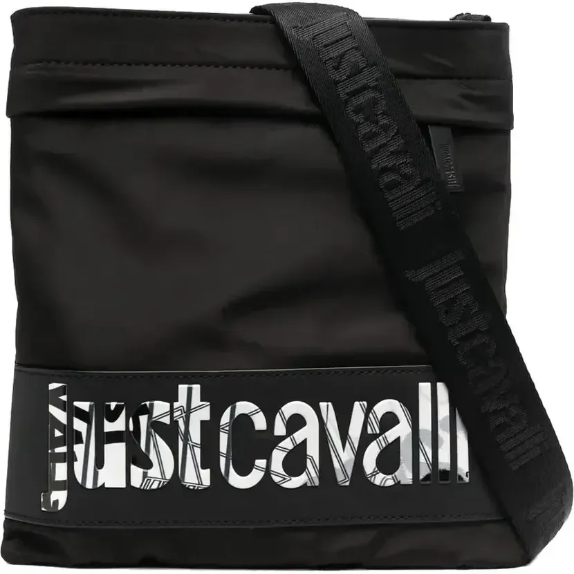 Mochila Masculina Just Cavalli - Modelo 74qb4b32 Zs741. Cor Preta - 2