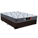 Ver imagem 1 de Cama Box Casal + Colchão Ortopédico Resistente Pró D28 Prime Colchões 138x188x60 Marrom