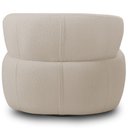 Ver imagem 7 de Poltrona Giratória Orgânica para Sala Living Florea M05 Bouclê Creme - Lyam Decor