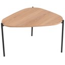 Ver imagem 5 de Kit 02 Mesas de Centro e 01 Mesa Lateral Pés Metálicos Adek A03 Hanover Preto - Lyam Decor