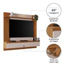 Ver imagem 7 de Painel para Tv até 65 Polegadas Anchieta 1 Porta Ripado Off White Tx/freijó Trend - Pnr Móveis