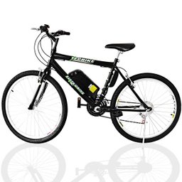 Bicicleta Elétrica TecCity 19a/h Motor Traseiro 350w:Preto - 1