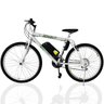 Bicicleta Elétrica TecCity 19a/h Motor Traseiro 350w:Branco com Amortecedor - 1