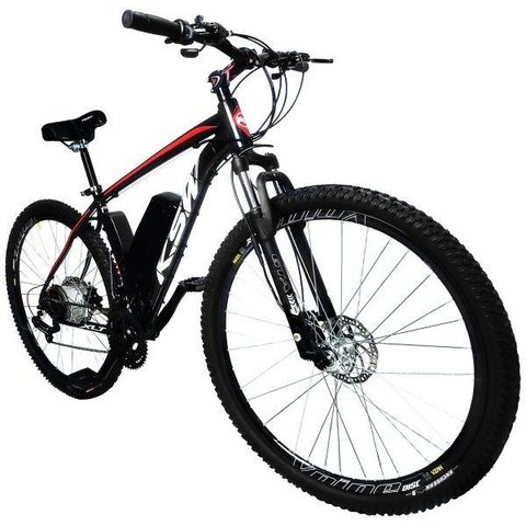 Bicicleta Elétrica T2 15a/h Motor Traseiro 350w:preto/19