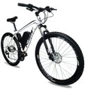 Ver imagem 1 de Bicicleta Elétrica T2 19a/h Motor Traseiro 350w:branco/19
