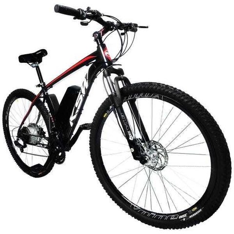 Bicicleta Elétrica T2 19a/h Motor Traseiro 350w:preto/21