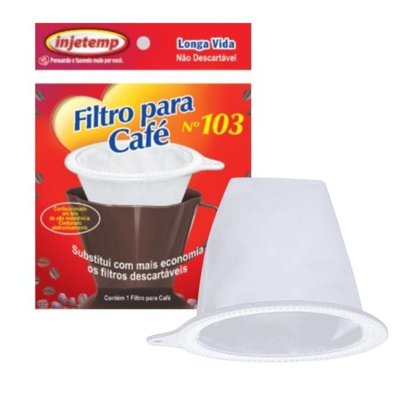 Kit Com 3 Coador Filtro De Pano Sintético Para Café 103 - 2