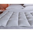 Ver imagem 2 de Pillow Top Queen 100% Fibra Siliconada 1,60x2,00mt - Tecido Percal - Muito Mais Conforto