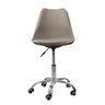 Cadeira Office com Rodizio Giratória Saarinen - Bege + E-book - 3