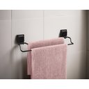 Ver imagem 3 de Porta Toalha Duplo Ultra Black Ventosa Quadrada 2654 Arthi