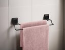 Ver imagem 3 de Porta Toalha Duplo Ultra Black Ventosa Quadrada 2654 Arthi