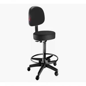 Cadeira Mocho Caixa Alta Preta