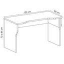 Ver imagem 5 de Mesa para Pc Gamer com Regulagem de Altura Sirion A02 Preto - Lyam Decor