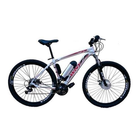 Bicicleta Elétrica Tecultra 10a/h Aro29 Motor Dianteiro 350w:branco/17