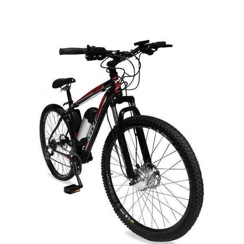 Bicicleta Elétrica Tecultra 10a/h Aro29 Motor Dianteiro 350w:preto/19