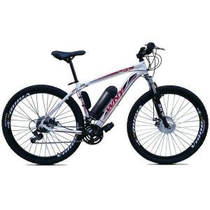 Bicicleta Elétrica Tecultra 10 Ah Aro29 Motor Dianteiro 350w:Branco/19