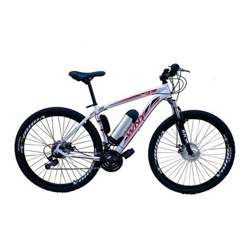 Bicicleta Elétrica Tecultra 12a/h Aro29 Motor Dianteiro 350w:branco/19