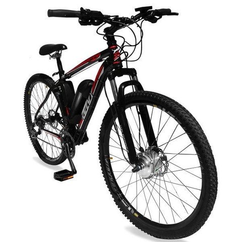 Bicicleta Elétrica Tecultra 12ah Aro29 Motor Dianteiro 350w:preto/17