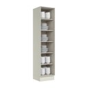 Ver imagem 3 de Cristaleira Fineze 1 Porta com Vidro Reflecta 100% MDF Areia Hp - Henn