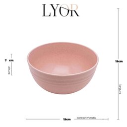 Kit 20 Cumbucas Bowl de Bambu Ecológico Sortido Sobremesa Cereais Frutas Petiscos - 6
