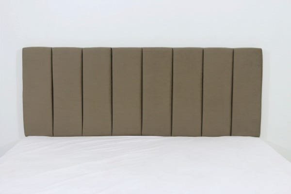 Cabeceira Livert Queen em Veludo 160x60cm Na Cor Cappuccino - 3