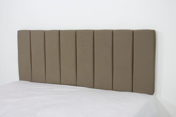 Cabeceira Livert Queen em Veludo 160x60cm Na Cor Cappuccino - 1