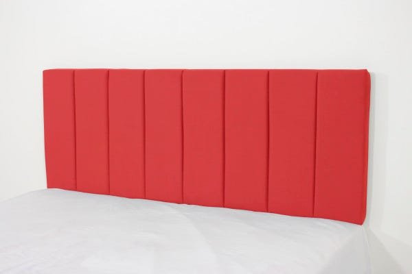 Cabeceira Estofada Livert Alta Qualidade 160x60cm Vermelho - 2
