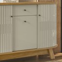 Ver imagem 3 de Buffet Aparador 3 Portas 136 Cm Monza Cumaru Opala Madetec