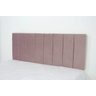 Cabeceira Estofado Livert King 195x60cm Rosa Nude - 1
