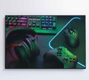 Ver imagem 7 de Quadro Estação Trabalho Gamer Decor&quadros Div008 120x80 Cm Vidro Impresso