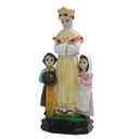 Ver imagem 7 de Imagem Nossa Senhora de La Salette com Crianças Resina 14 Cm Fornecedor 17