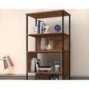 Ver imagem 7 de Estante Multiuso Livreiro Moderna Alta Fit Quarto e Sala Organizadora Premium Luxo Nichos Cor Nature