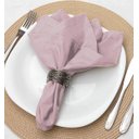 Ver imagem 1 de Jogo 4 Pçs Guardanapo de Boca 200 Fios Rosa German Kacyumara