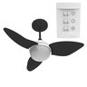 VENTILADOR DE TETO ALISEU SMART COM CONTROLE DE PAREDE 220V - Preto - 2