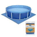 Ver imagem 3 de Combo Piscina Montável Aço 4500 Litros 12 Lados Forro e Capa Mor