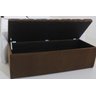 Puf Baú Estofado Capitonê Queen 160x50x45cm na Cor Marrom Qualidade e Conforto - 3
